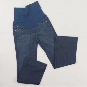 EUC 7 For All Mankind Pea in the Pod Double 7 Tailored Maternity Jeans